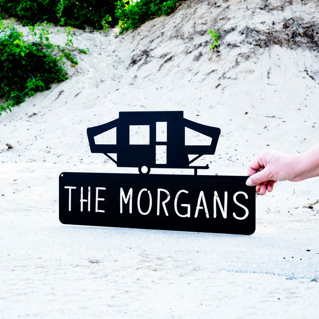 Pop Up Camper Monogram