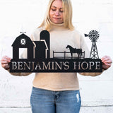 Ranch Scene Monogram