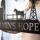 Ranch Scene Monogram