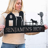 Ranch Scene Monogram