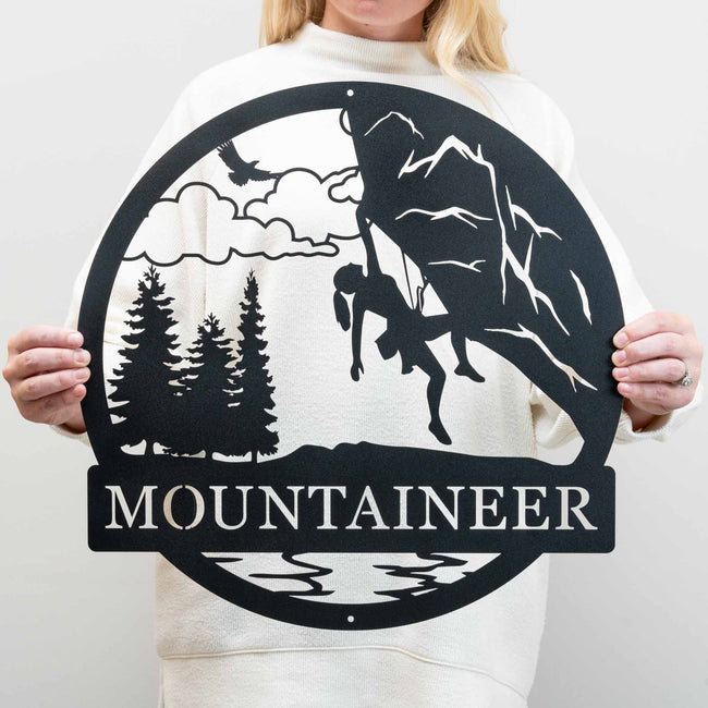 Rock Climbing Outdoor Monogram