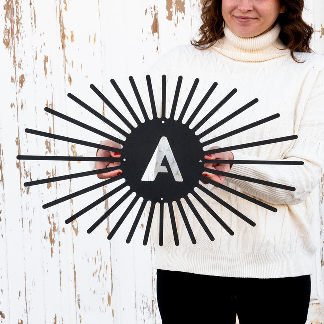 Starburst Letter Monogram