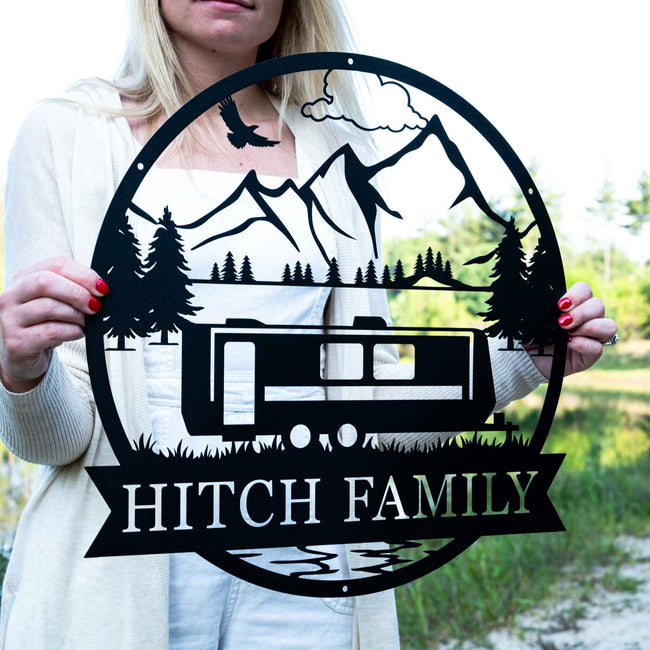 Travel Trailer Outdoor Monogram