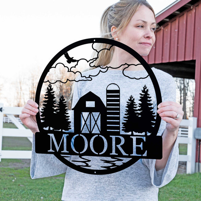 Barn Outdoor Monogram