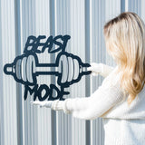 Beast Mode Gym Sign