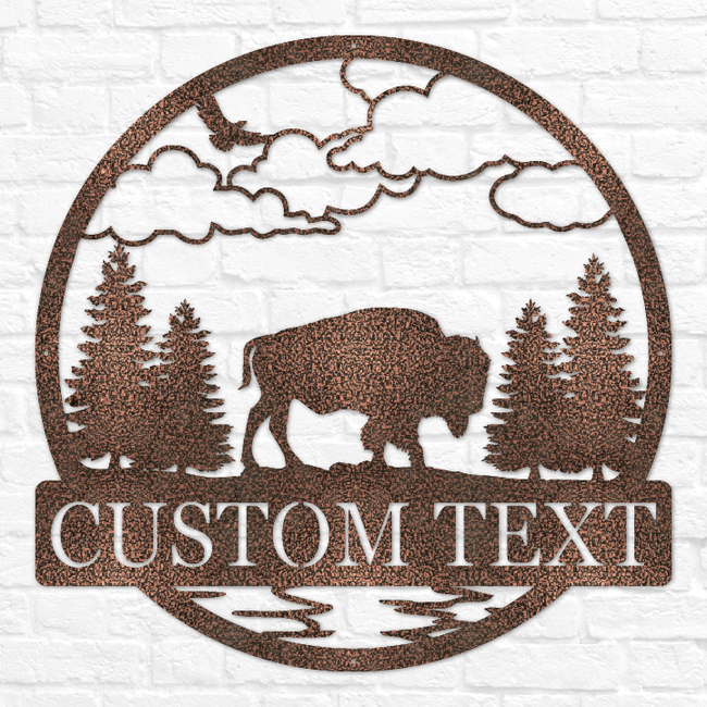 Bison Outdoor Monogram