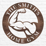Flexing Bicep Gym Sign