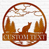 Cat Outdoor Monogram