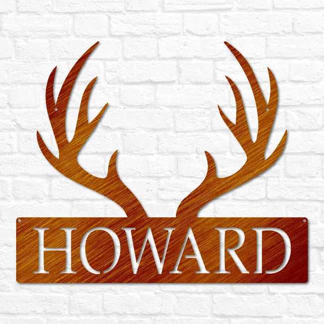 Deer Antler Monogram