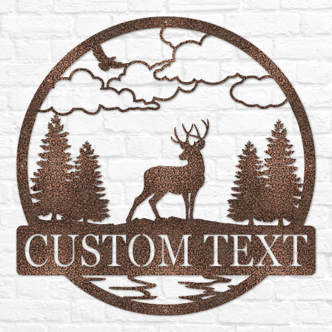 Deer Buck Outdoor Monogram