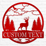 Deer Buck Outdoor Monogram