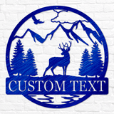 Deer Buck Outdoor Monogram