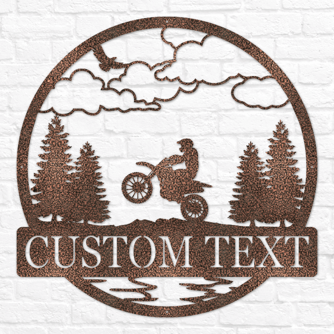 Dirt Bike Outdoor Monogram