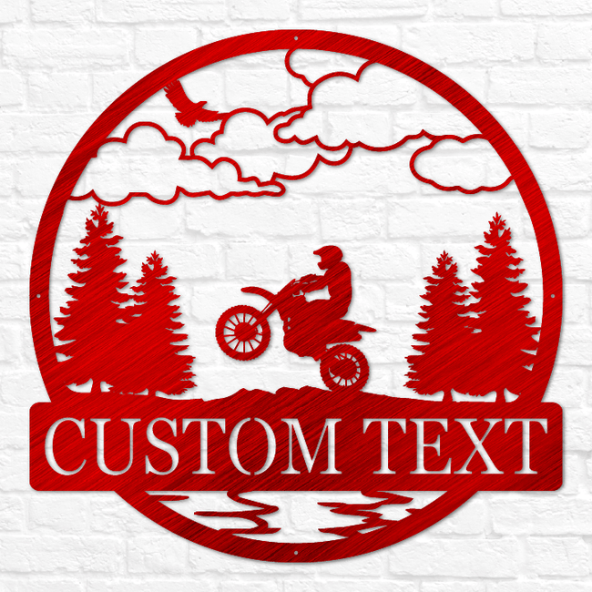 Dirt Bike Outdoor Monogram