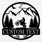 Dirt Bike Outdoor Monogram