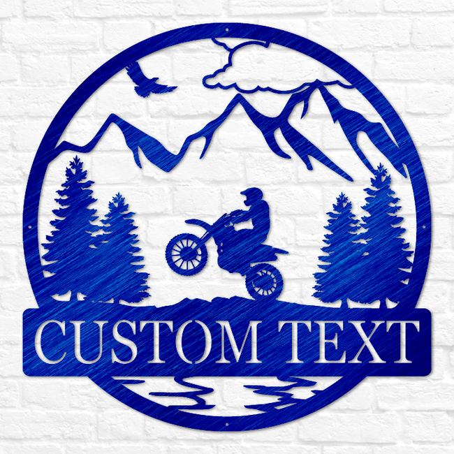 Dirt Bike Outdoor Monogram