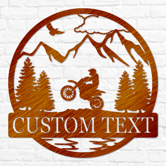 Dirt Bike Outdoor Monogram