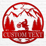 Dirt Bike Outdoor Monogram