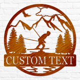 Downhill Skiing Outdoor Monogram