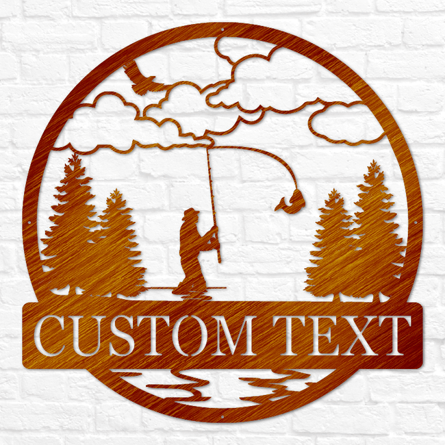 Fisherman Outdoor Monogram