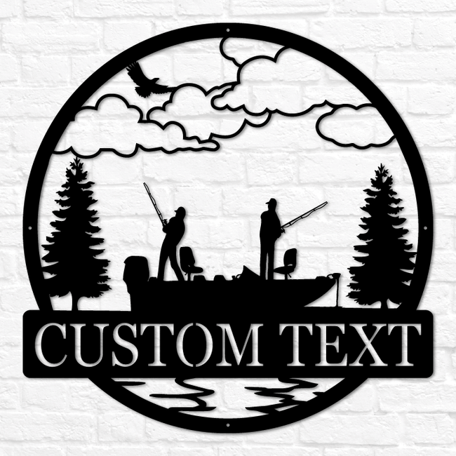 Fishing Boat Outdoor Monogram