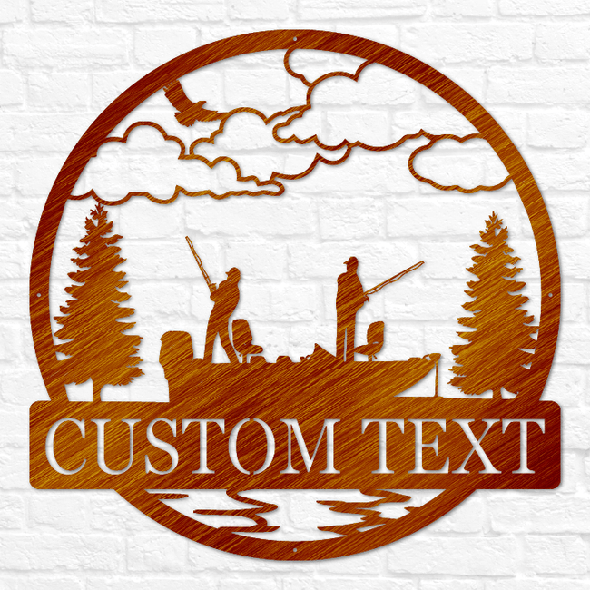 Fishing Boat Outdoor Monogram