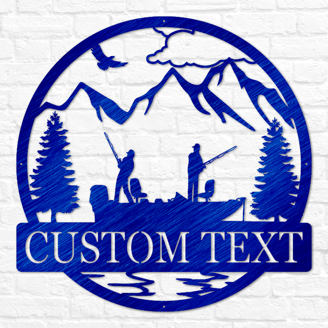 Fishing Boat Outdoor Monogram