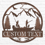 Fishing Boat Outdoor Monogram