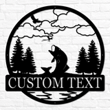 Fly Fishing Outdoor Monogram