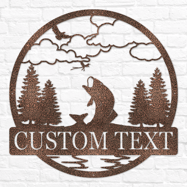 Fly Fishing Outdoor Monogram