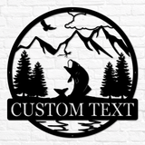 Fly Fishing Outdoor Monogram