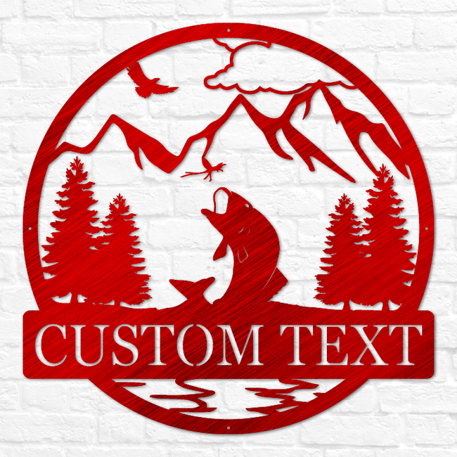 Fly Fishing Outdoor Monogram