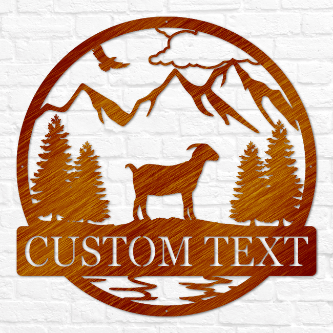 Goat Outdoor Monogram