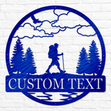 Hiker Outdoor Monogram