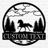 Horse Outdoor Monogram