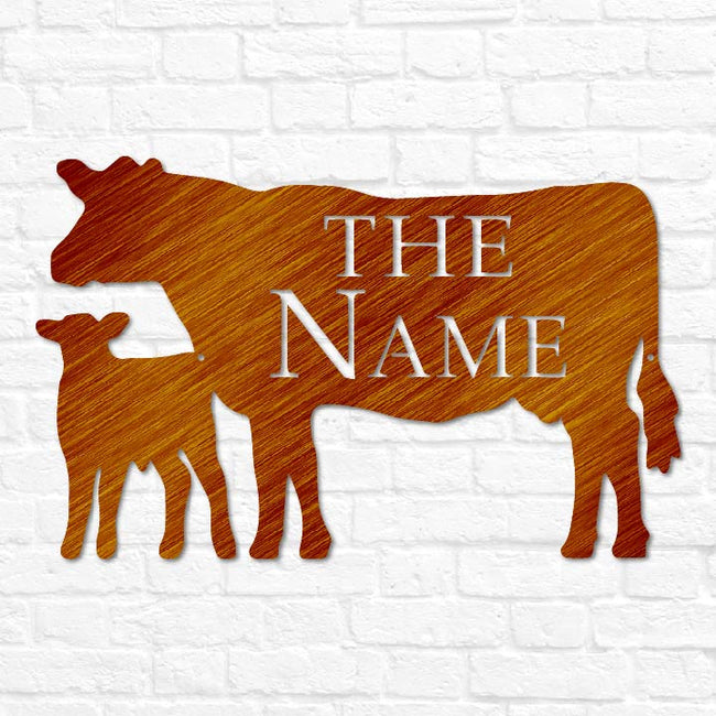 Cow & Calf Monogram