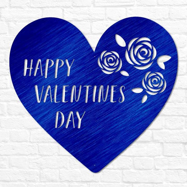 Happy Valentines Day Heart Flowers