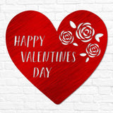 Happy Valentines Day Heart Flowers