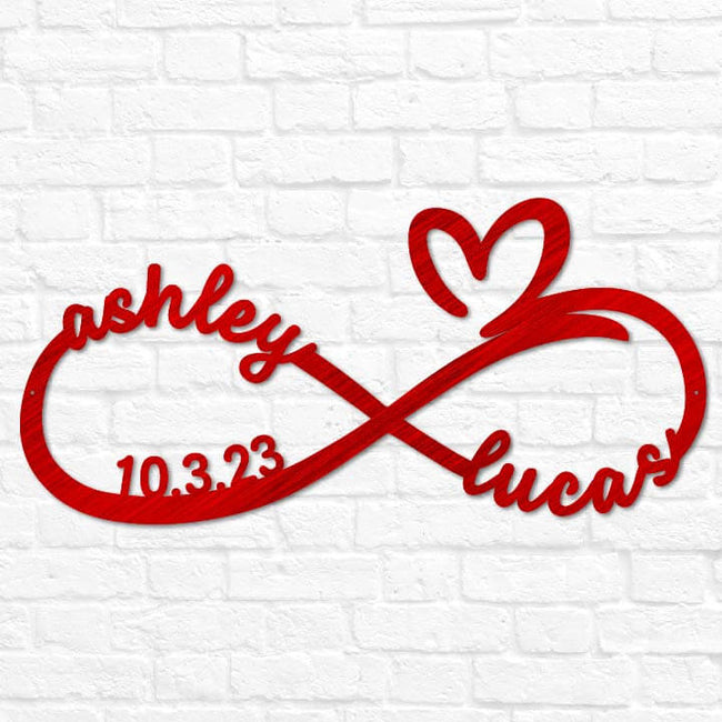 Infinity Heart Right Monogram