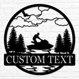 Jet Ski Outdoor Monogram