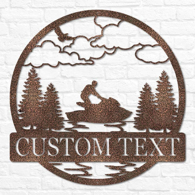 Jet Ski Outdoor Monogram