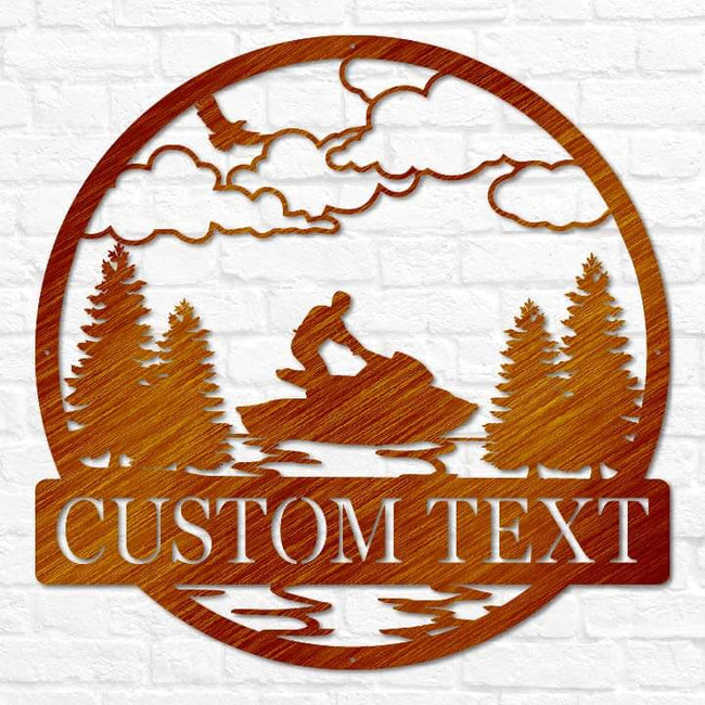 Jet Ski Outdoor Monogram