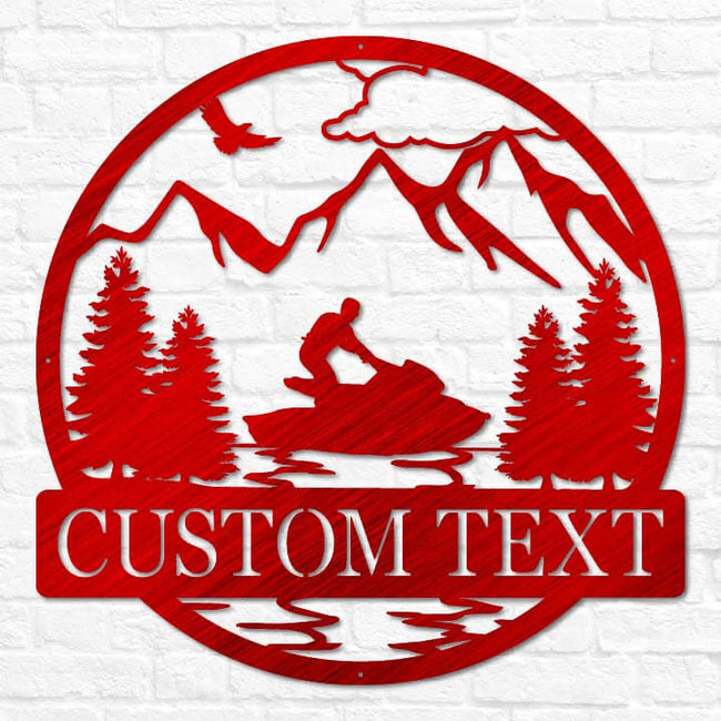 Jet Ski Outdoor Monogram