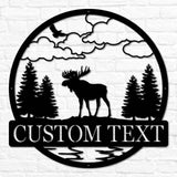 Moose Outdoor Monogram