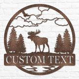 Moose Outdoor Monogram