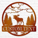 Moose Outdoor Monogram