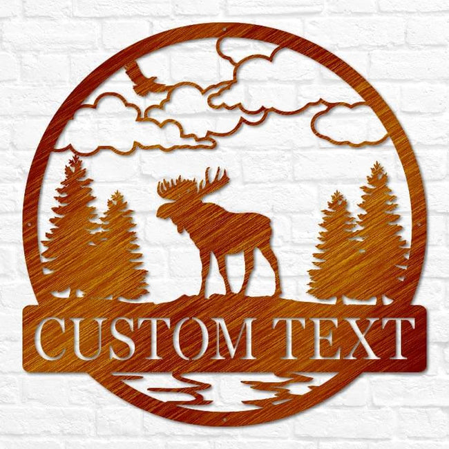 Moose Outdoor Monogram