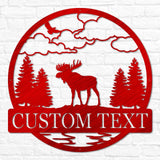 Moose Outdoor Monogram