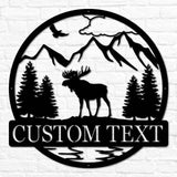 Moose Outdoor Monogram