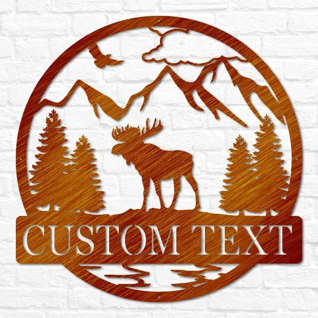 Moose Outdoor Monogram